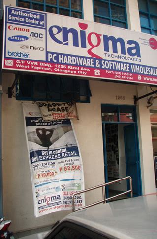 Enigma Computer Store Map .